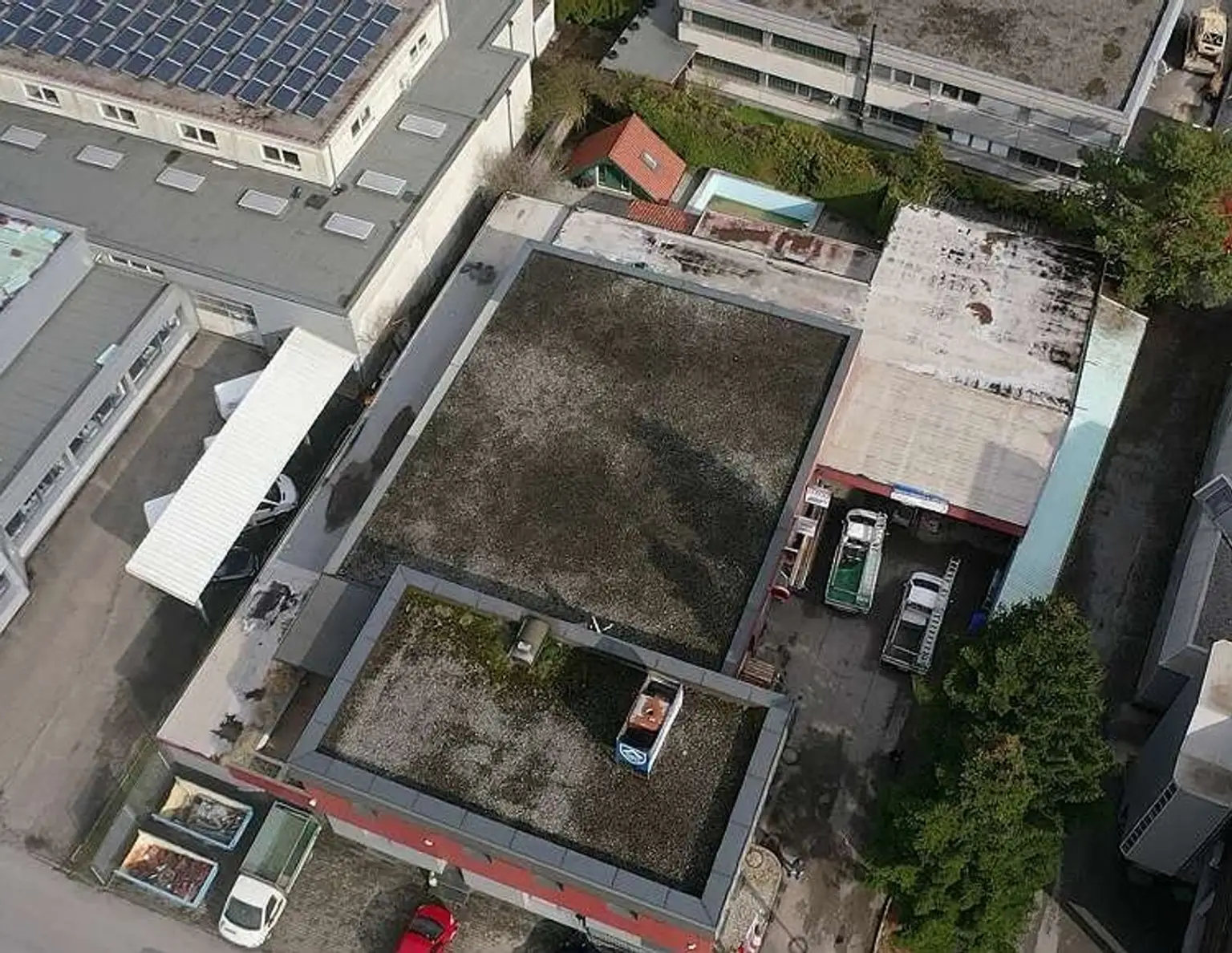 Spengler/Dachdeckerei samt Büro-u.Gewerbeobjekt (Werkstatt) m.4-Zi.Wohnung u.Abstellpl. im Fr. in Salzburg/Mayrwies zu verkaufen
