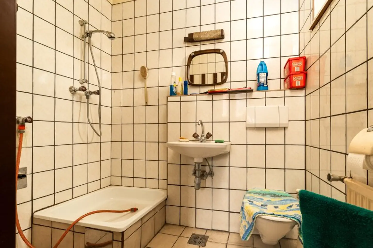 Bad inkl. WC
