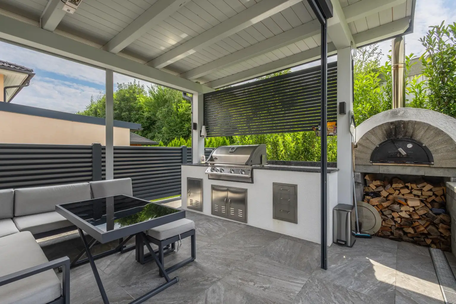 Outdoor-Grillbereich