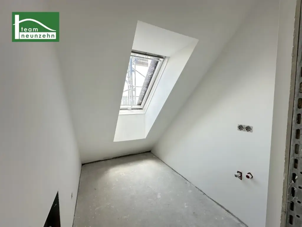 Klimatisierte Erstbezugs-Wohnung im DG nahe U3, S-Bahn und hervorragender Infrastruktur mit hochwertiger Ausstattung! - Mitten im Dritten