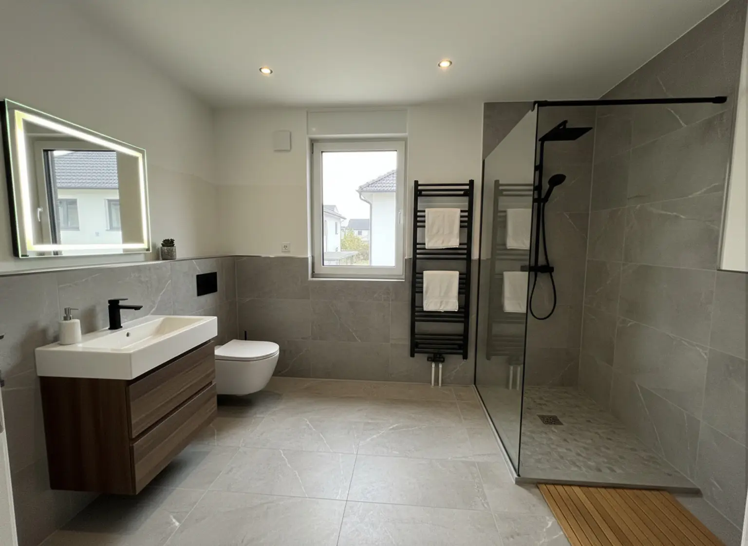 Badezimmer: KI generierte Einrichtung