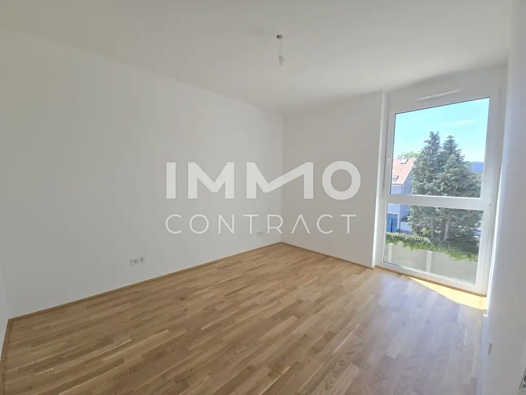 Erstbezug ab 01.10.2025: geförderte 4 Zimmer Wohnung mit Balkon in ruhiger und zentraler Lage - Puchstraße 34 - Top 08