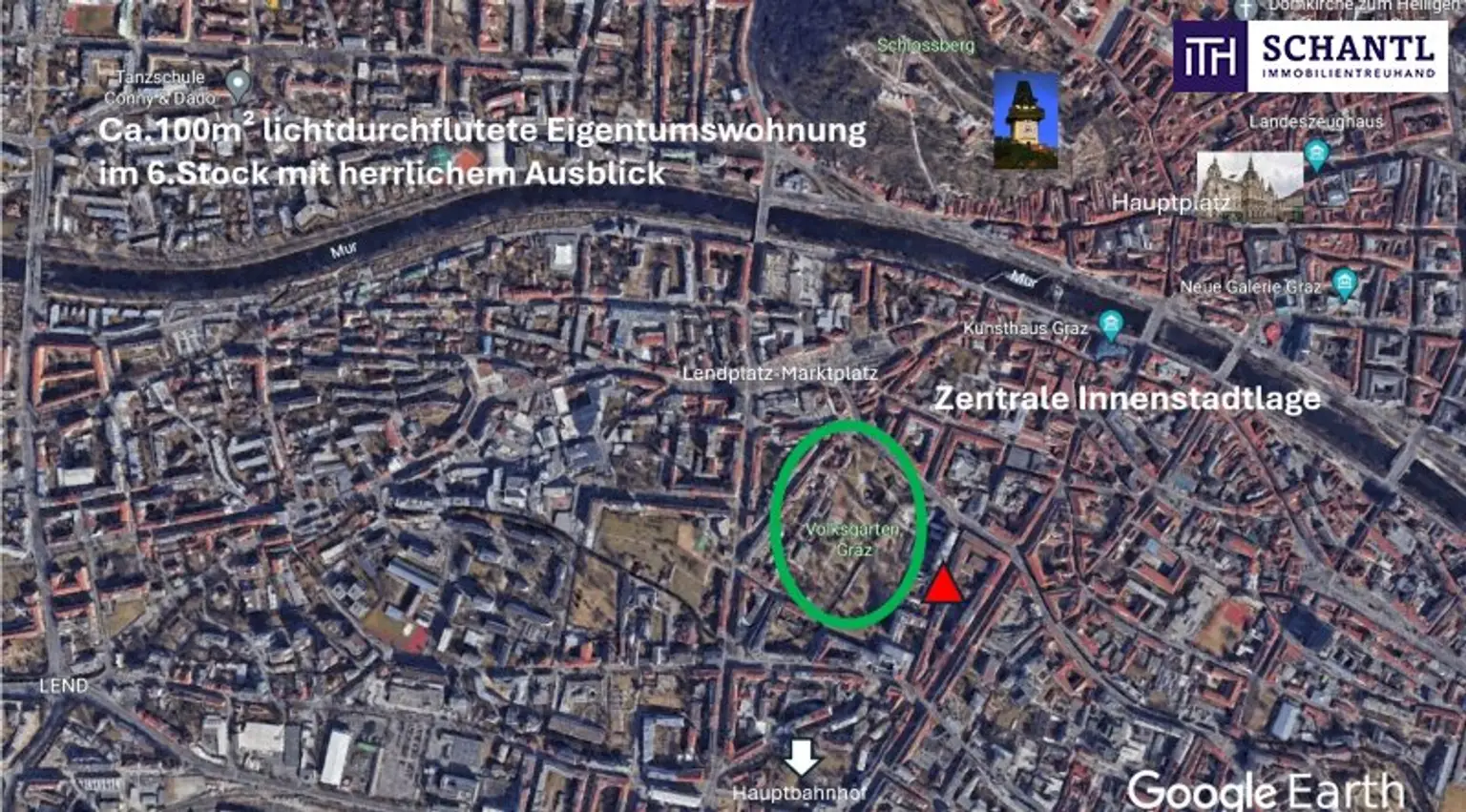 Lichtdurchflutete 3-Zimmer-Wohnung mit großem Balkon und herrlichem Fernblick