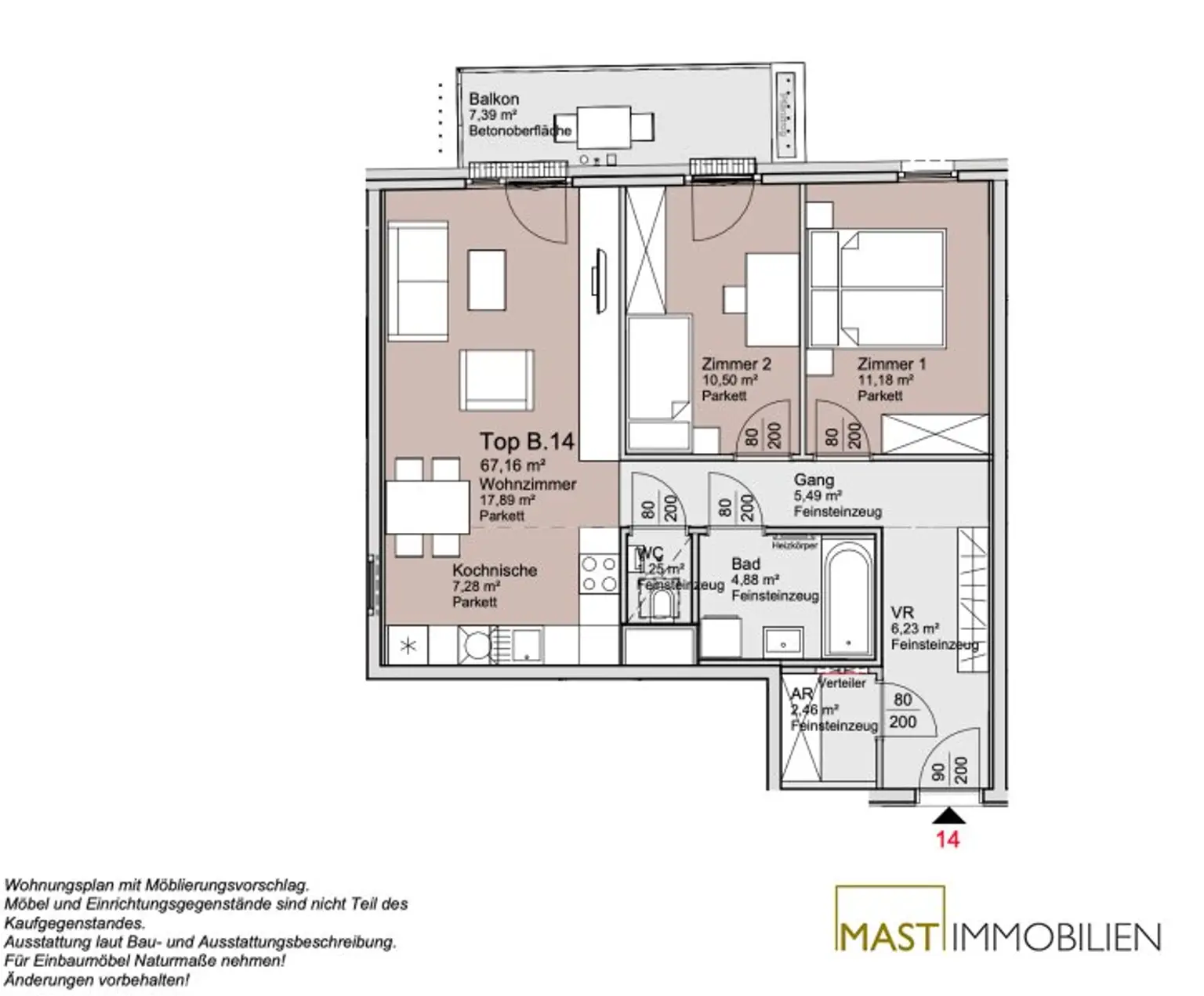 *Ende 2026* Provisionsfreie 3-Zimmer Wohnung unweit der Alten Donau!
