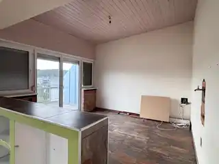 Ausgang auf Terrasse