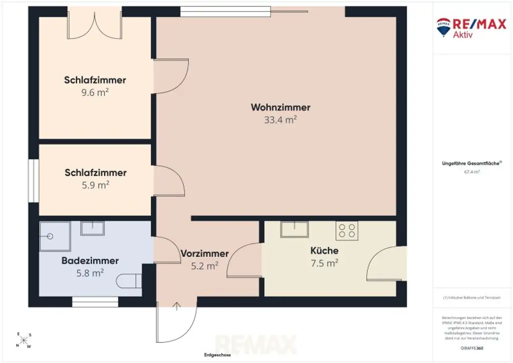 Plan Erdgeschoss
