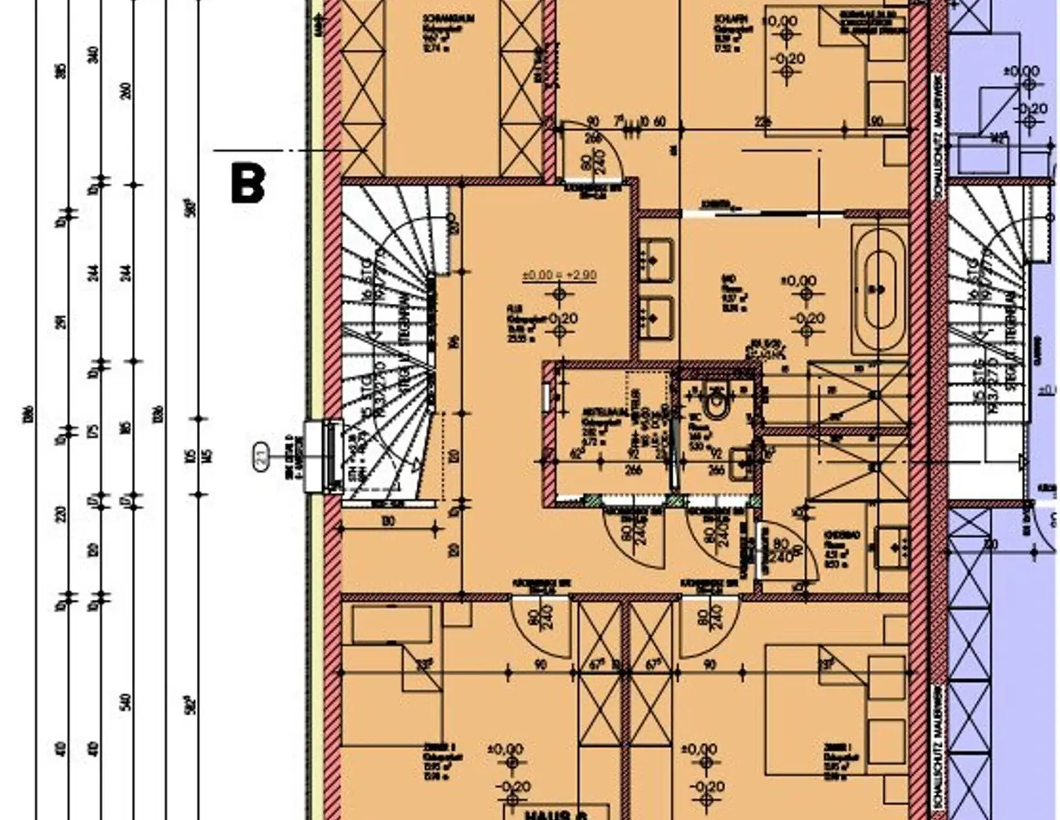 Luxus-Triplex-Townhouse am Mondsee mit Seegrund: Neubau Erstbezug mit 6,5 Zimmern, Lift, Garten und Terrassen