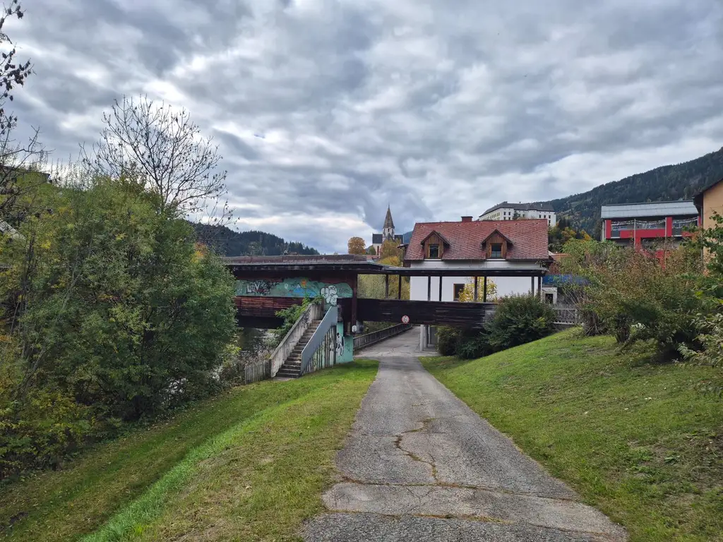 Zentrale Wohnung mit Mur- und Schlossblick in 8850 Murau