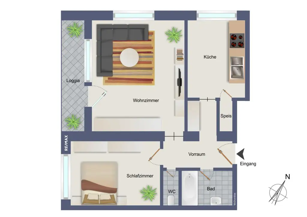 Ländlich grün und trotzdem Stadt? Diese Wohnung in Waltendorf macht's möglich!