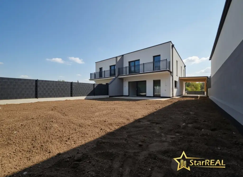 2 HÄUSER VERFÜGBAR! EXKLUSIVES DOPPELHAUSPROJEKT. 5 ZIMMER. ZIEGELHAUS MIT KELLER, BALKON, TERRASSE, CARPORT.