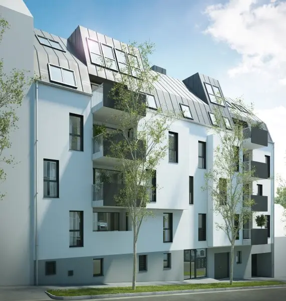 2-Zimmer DG Wohnung! West-Terrasse mit Fernblick! Erstklassige Ausstattung! ab Dezember