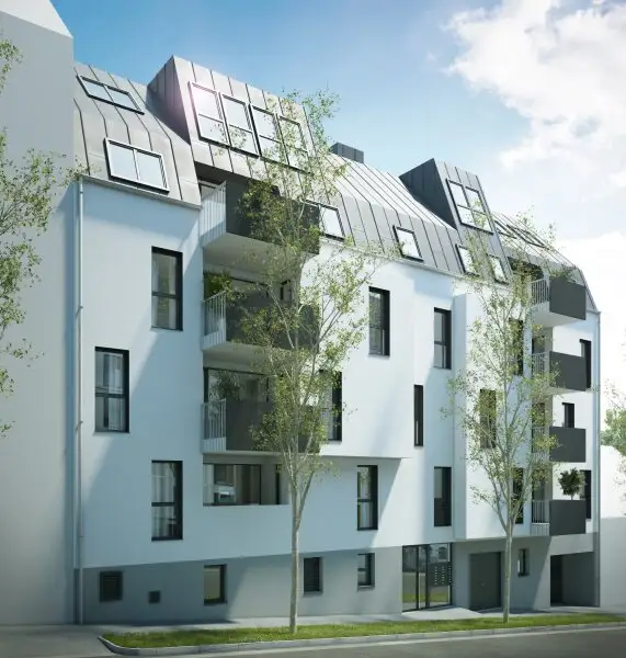 2-Zimmer DG Wohnung! West-Terrasse mit Fernblick! Erstklassige Ausstattung! ab Dezember