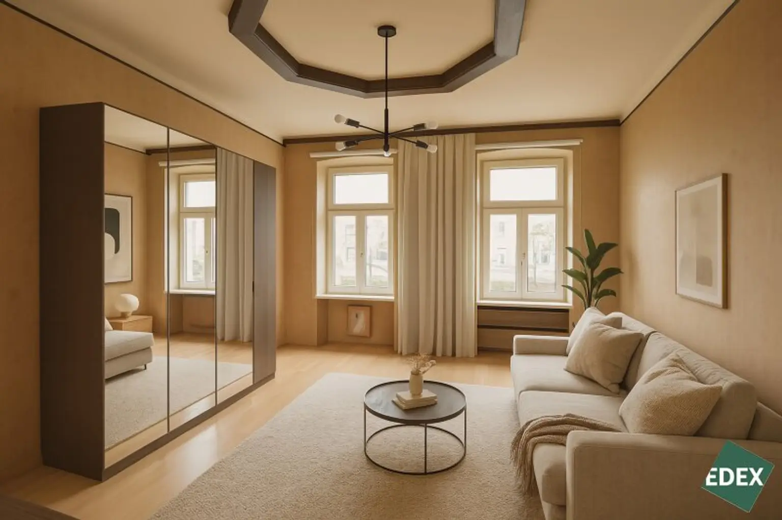 Sanierungsbedürftige 4-Zimmer-Altbauwohnung mit viel Charme