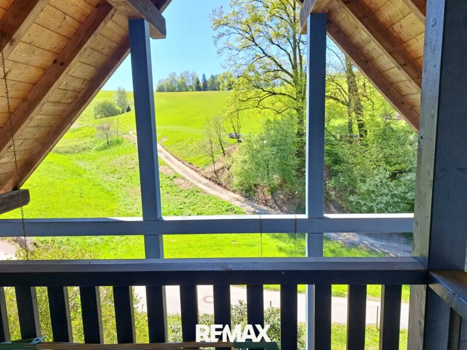 Ausblick vom Schlafzimmer OG