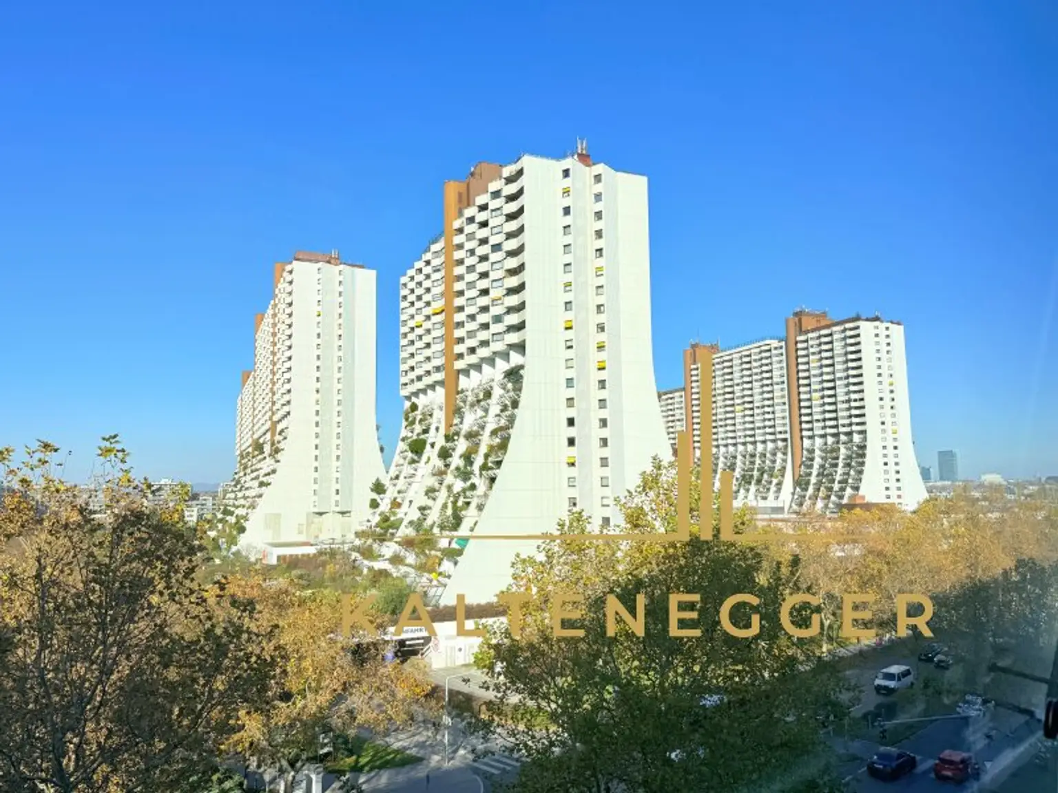 Blick auf die Anlage Alt Erlaa gegenüber