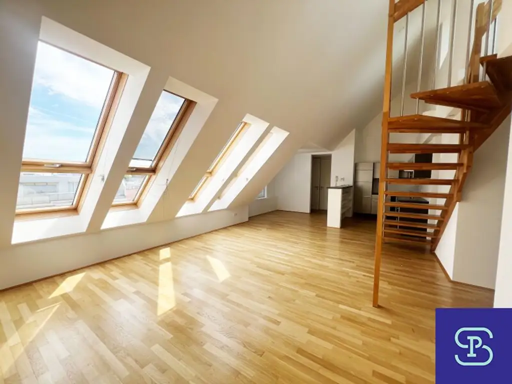 Sanierte 104m² Maisonette-Dachwohnung mit Terrasse und Klima - 1150 Wien