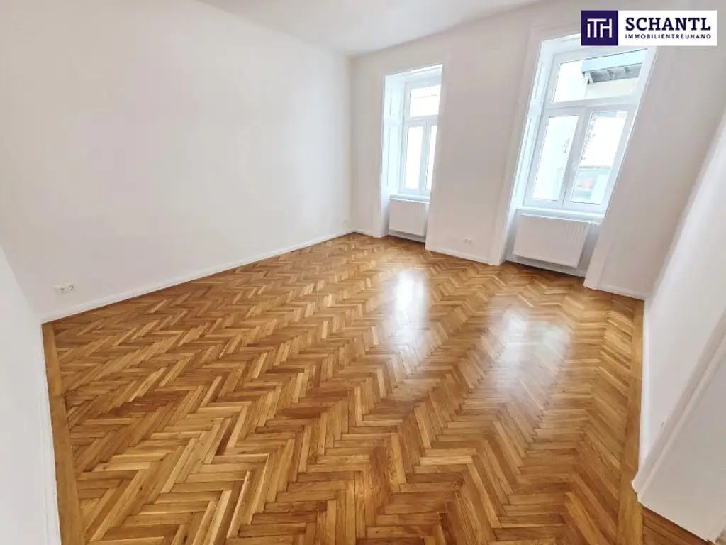 Ein Wiener Märchen beim Kutschkermarkt! Altbaucharme, Absolute Ruhelage, Flügeltüren, Hofidylle und Balkon-Glück! Prunkvolles Stiegenhaus + Beste Infrastruktur! Jetzt zugreifen!