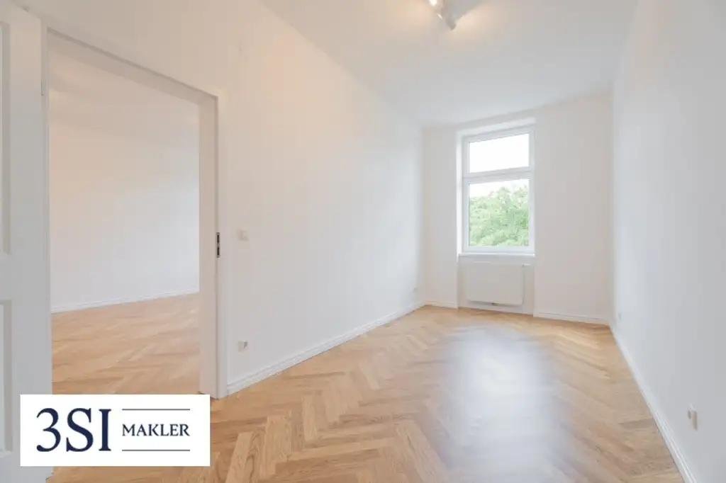2-Zimmer-Wohntraum mit Blick ins Grüne – Altbauflair am Laubepark