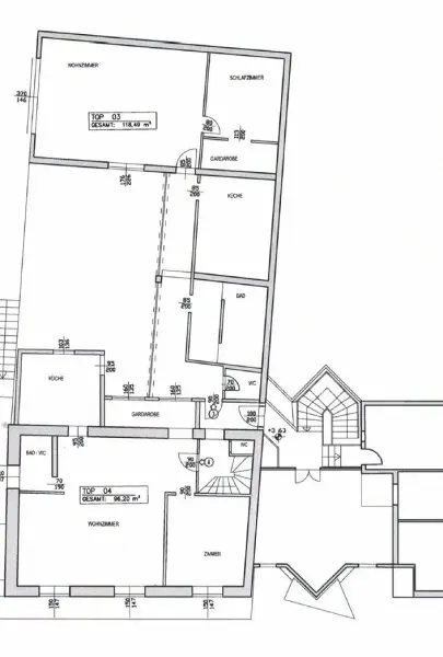 Großzügige Wohnung mit Terrasse in zentraler Lage von Horn