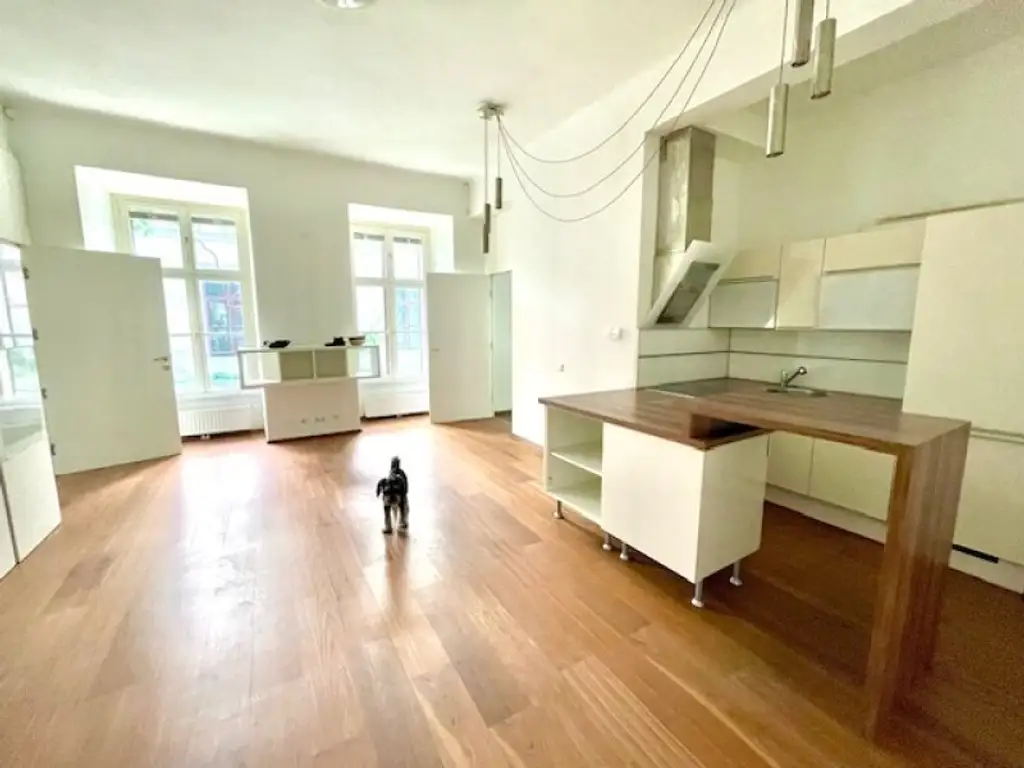 WOHNEN im 7-ten HIMMEL - INNENSTÄDTISCHE EIGENTUMSWOHNUNG- ELEGANTE Klassische Wiener-Altbau-Wohnung mit 2-Zimmern in Top Lage am SPITTELBERG - DURCHHAUS!