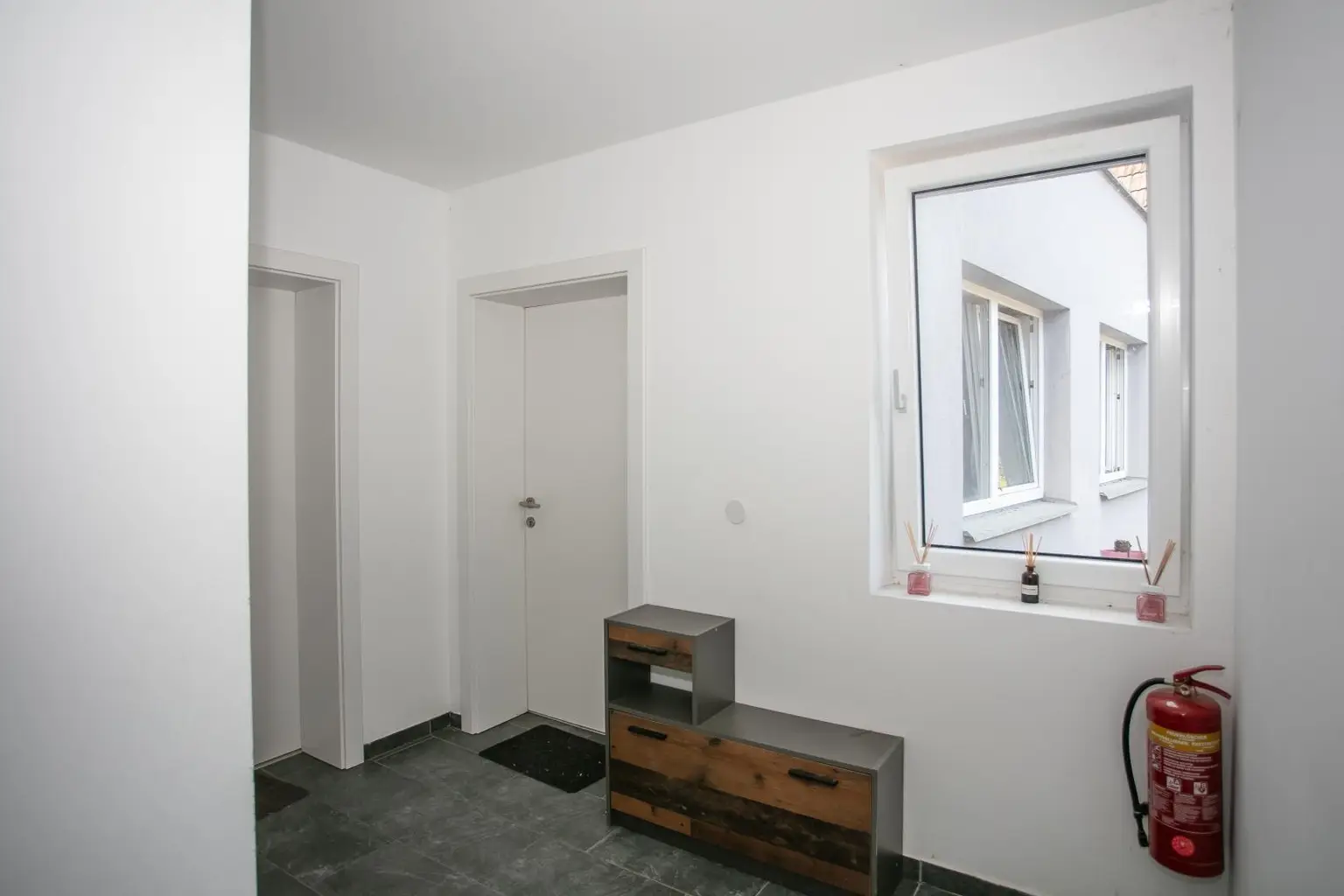 Zugang Wohnungen Neubau