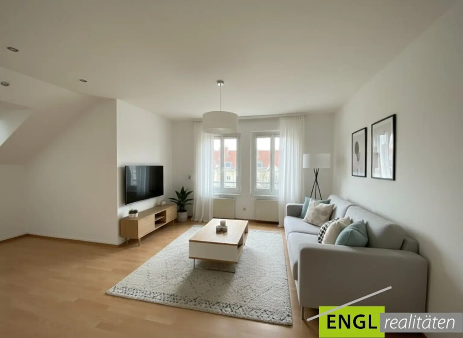 Wohnzimmer mit Einrichtungsvorschlag