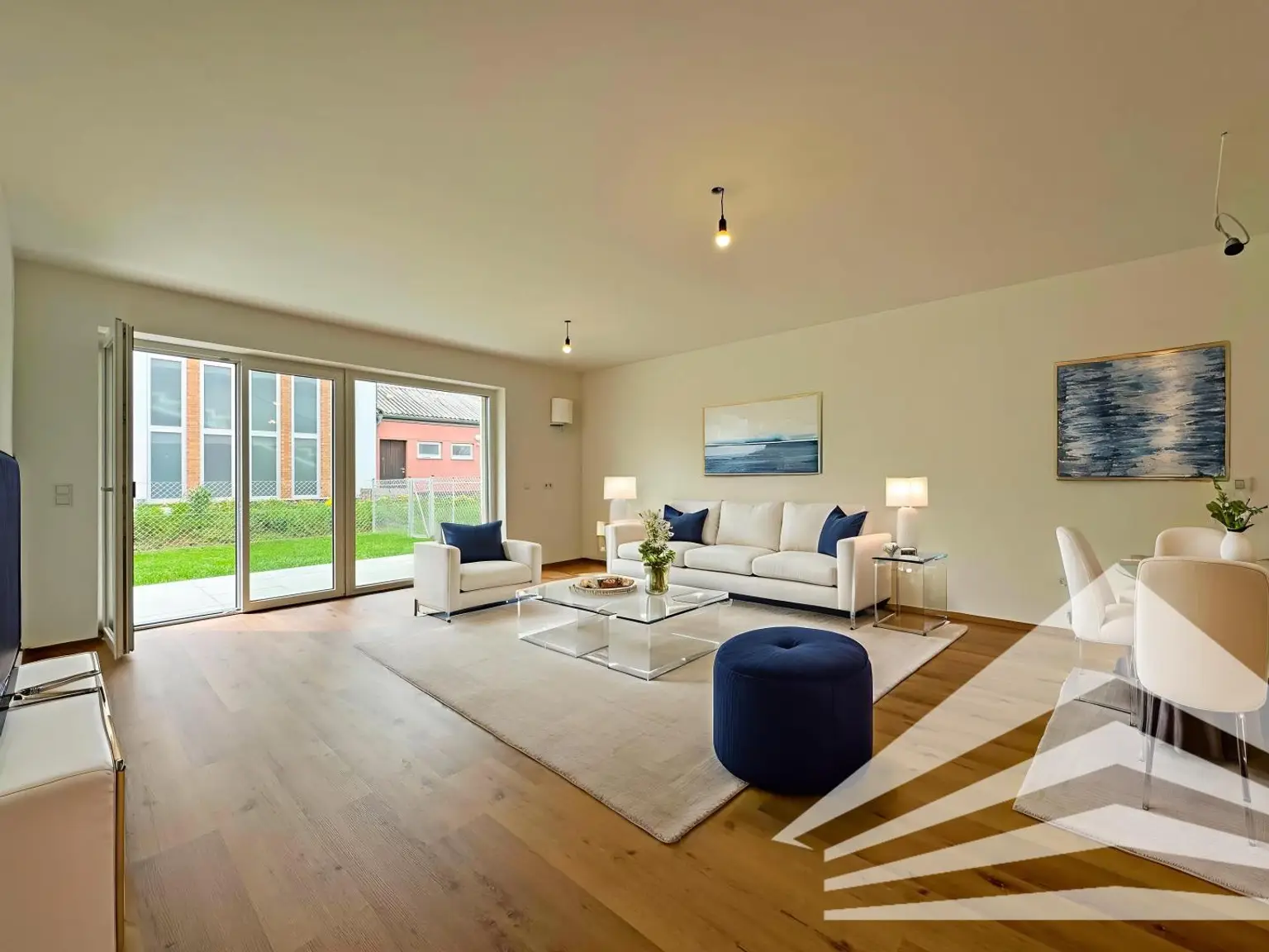 Wohnzimmer mit Möblierung