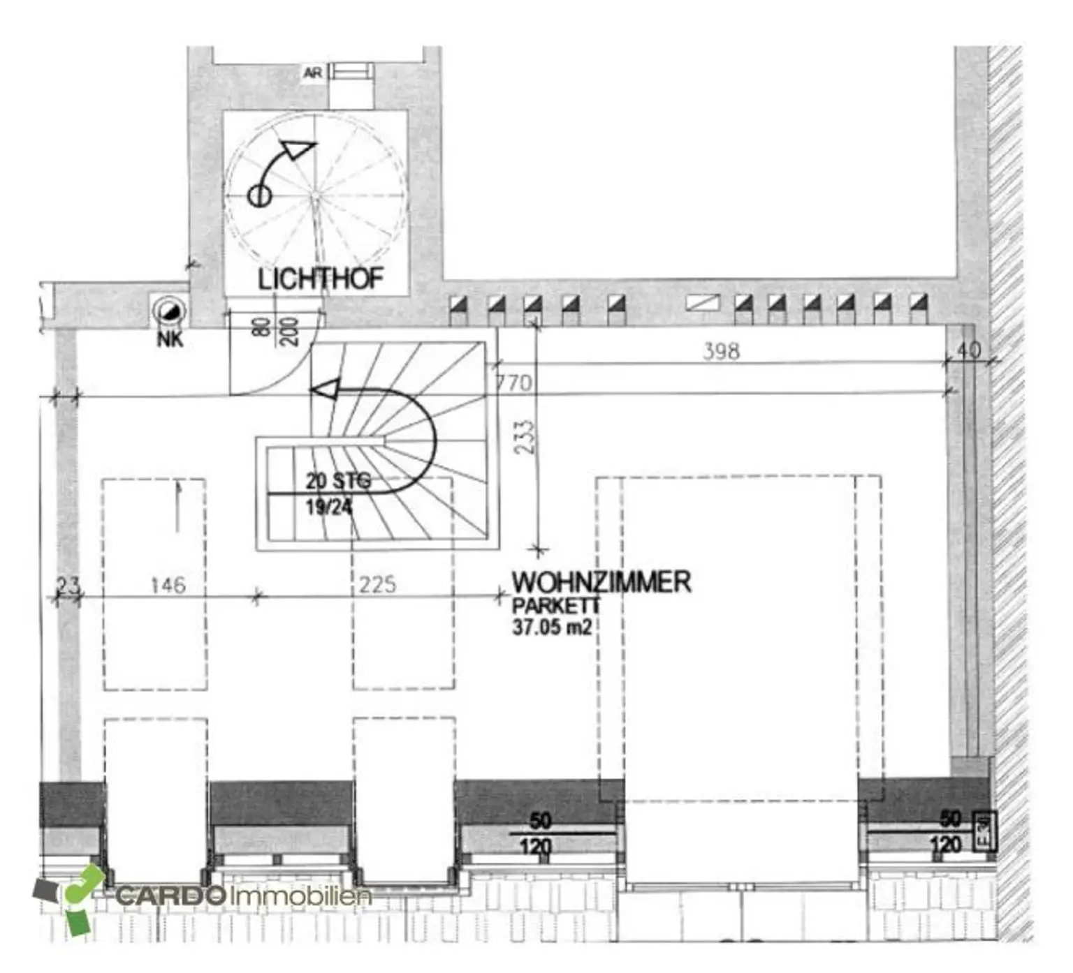 Dachgeschosswohnung nähe Donaukanal