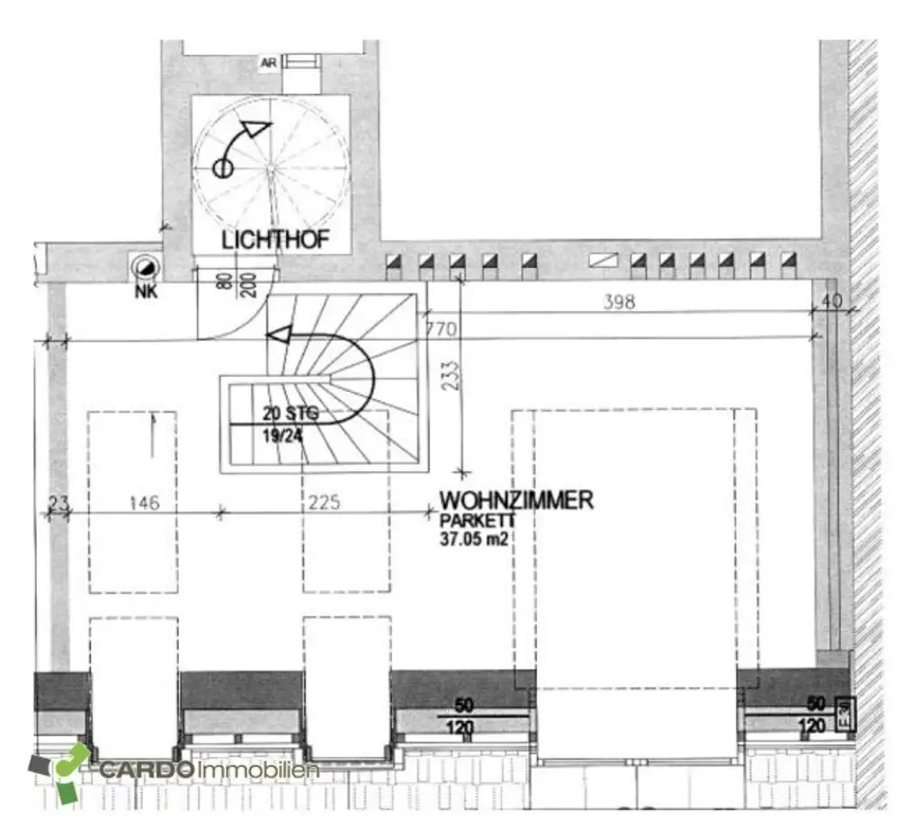 Dachgeschosswohnung nähe Donaukanal