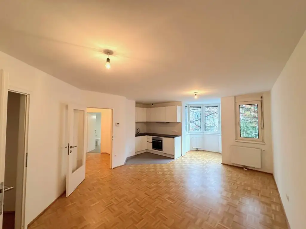 Wohnen im NEUBAU in Döbling! Garçonnière mit charmantem Erker!