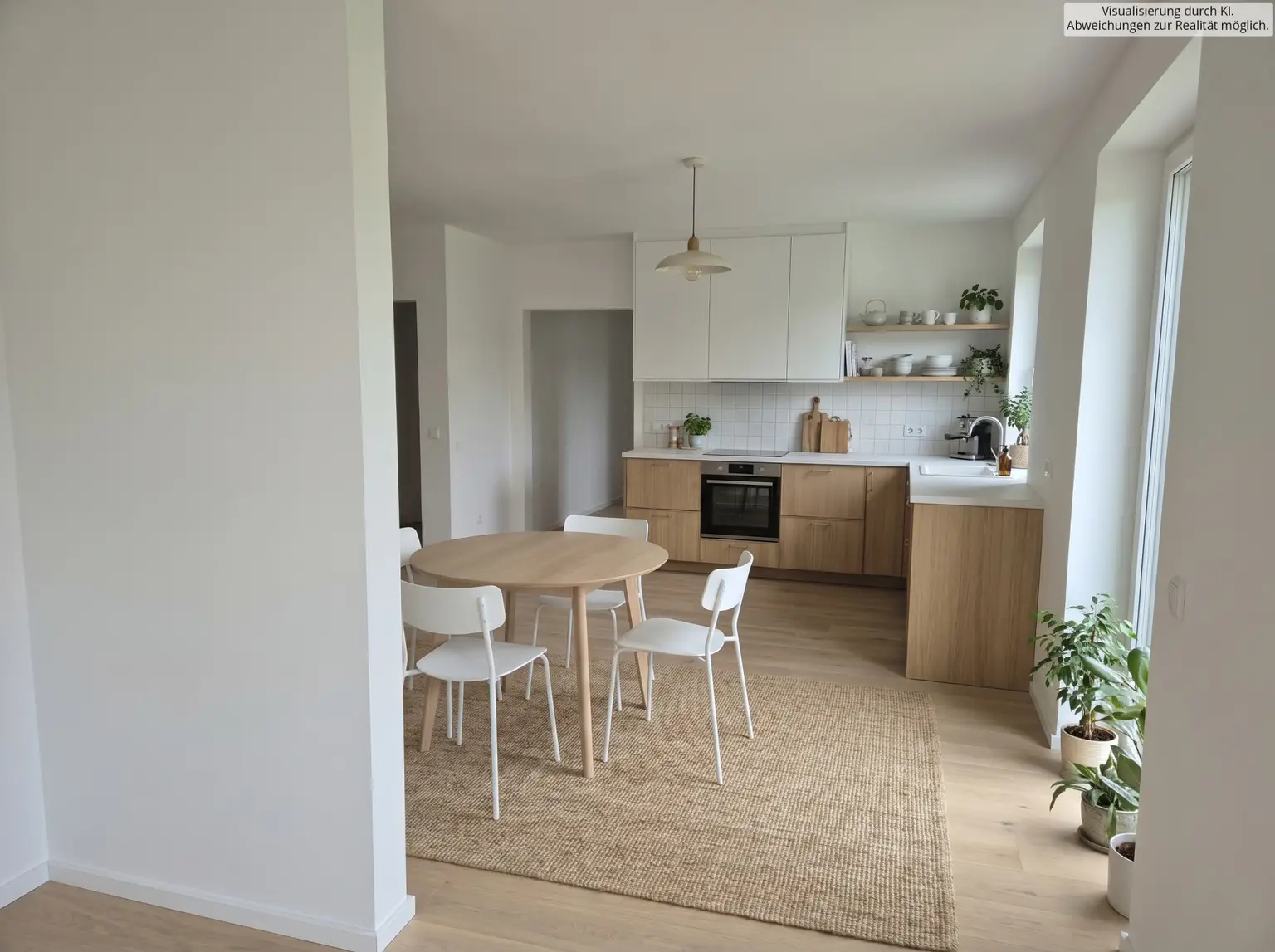 Küche KI visualisiert