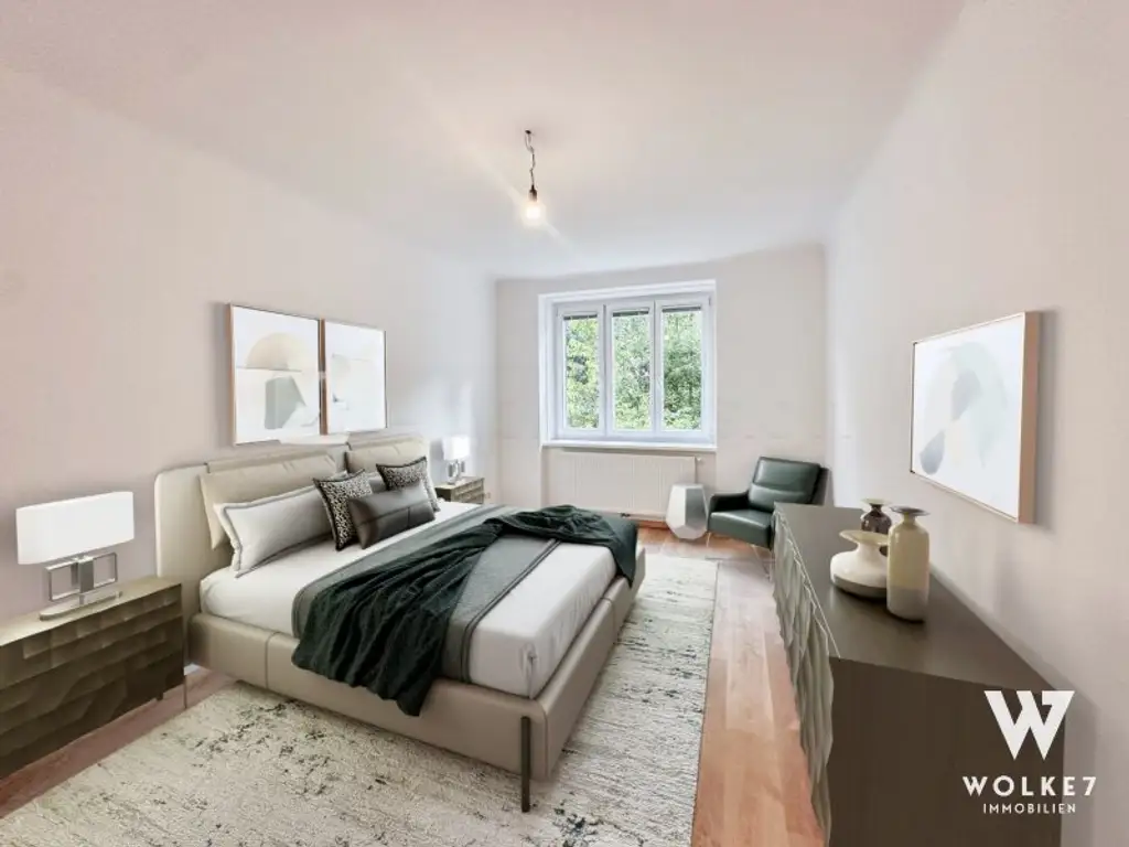 Charmante 2-Zimmer-Wohnung mit Blick ins Grüne | nahe Hauptbahnhof und Alois-Drasche-Park