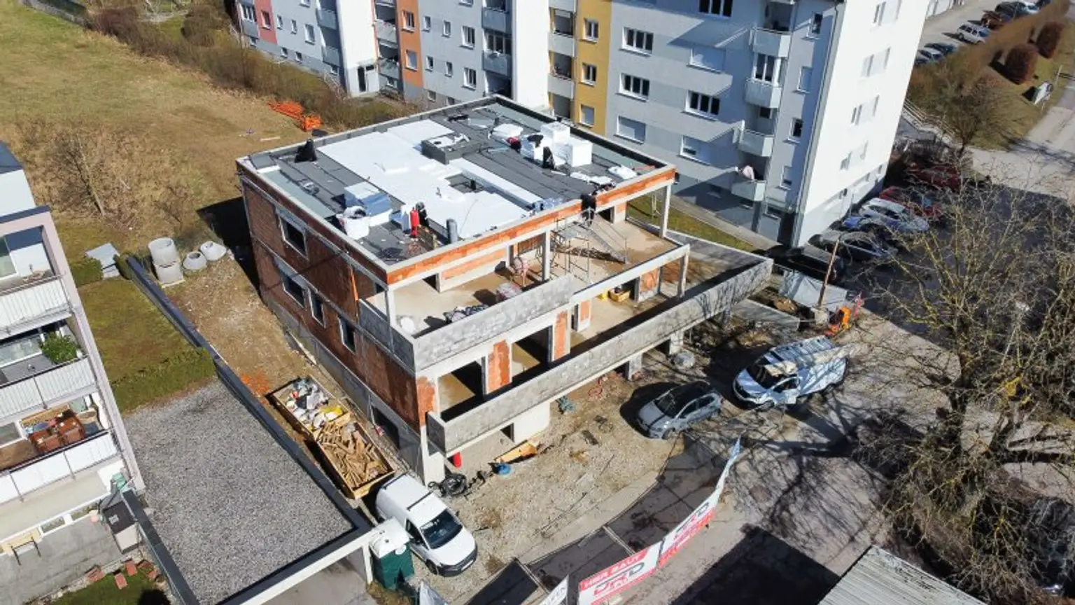 NUR MEHR 1 EINHEIT FREI: Neubau-Erstbezug in Steyr: 3-Zimmer-Wohnung mit Terrasse (provisionsfrei)