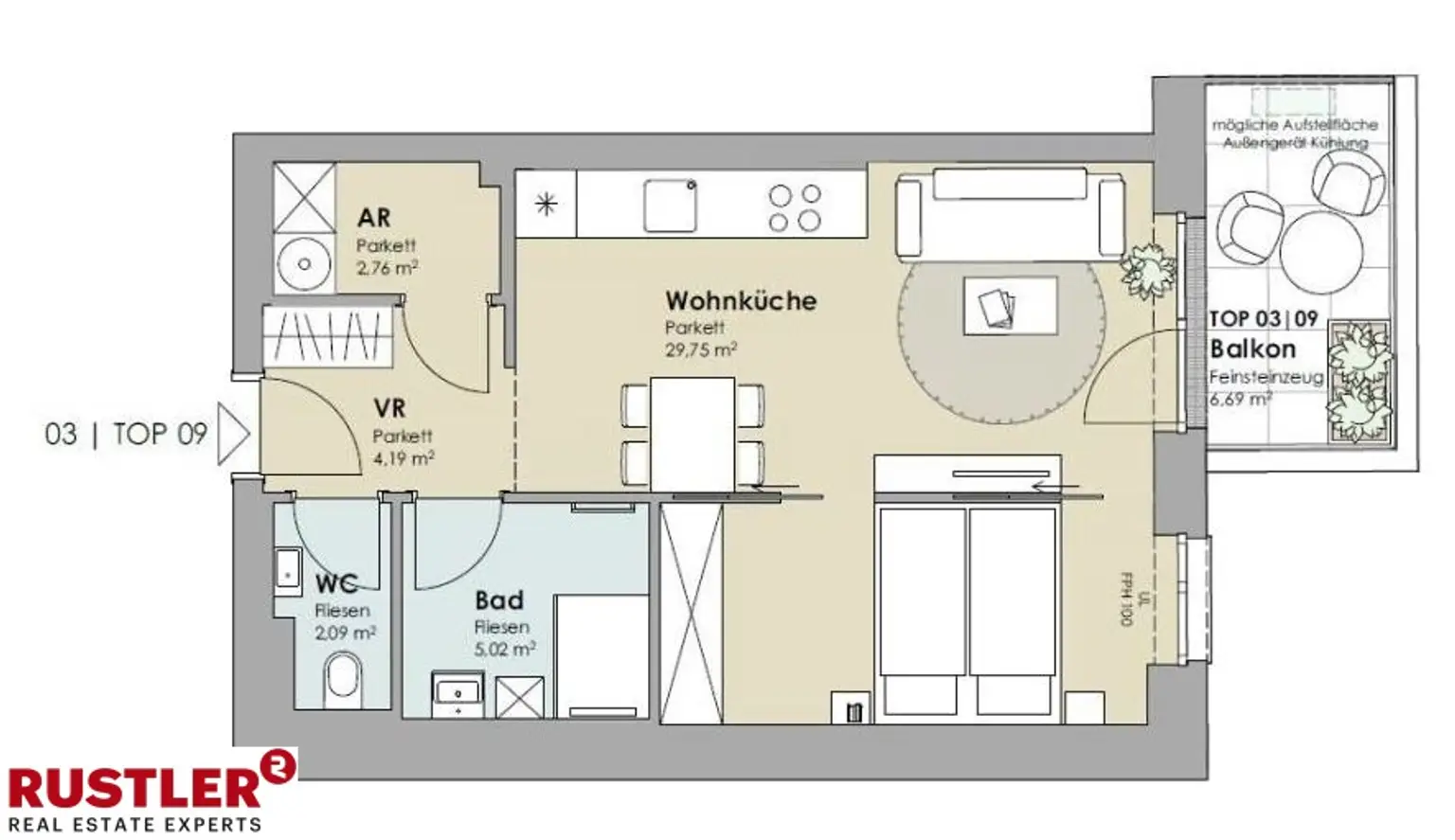 Einzigartige Mietwohnung im Zentrum Mödling