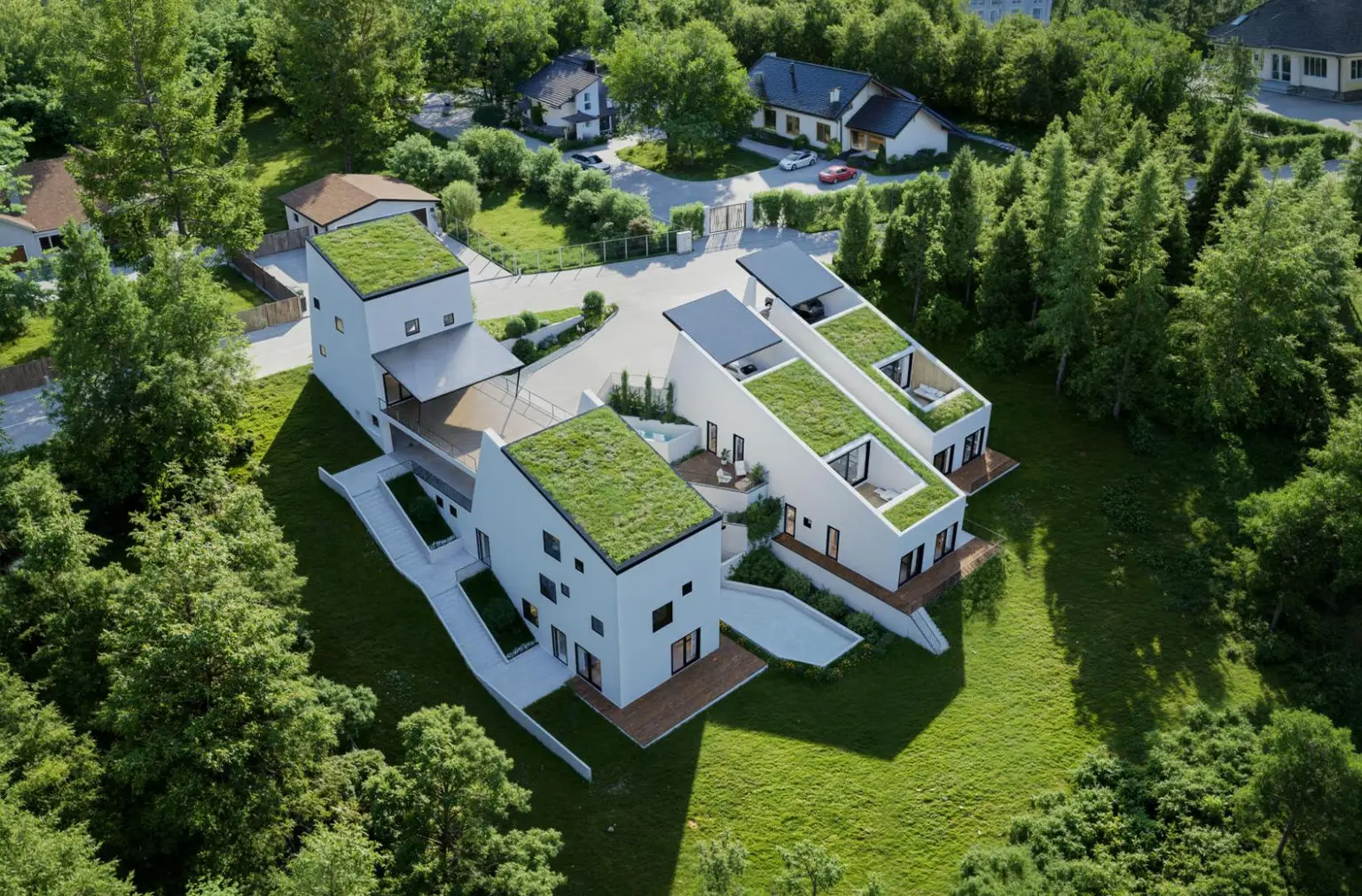 Haus mit großen Terrassen und schönem Ausblick! Neubauprojekt in Waltendorf!
