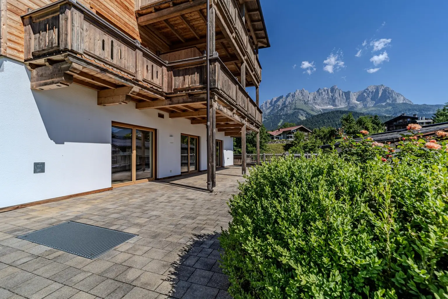 Garten-Maisonettewohnung mit Kaiserblick