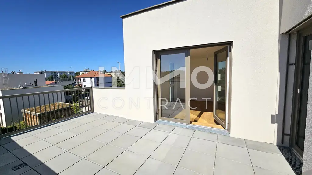 2 Dachterrassen mit Blick zum Wienerwald: 4-Zimmer-Wohnung in Traumanlage - provisionsfrei!