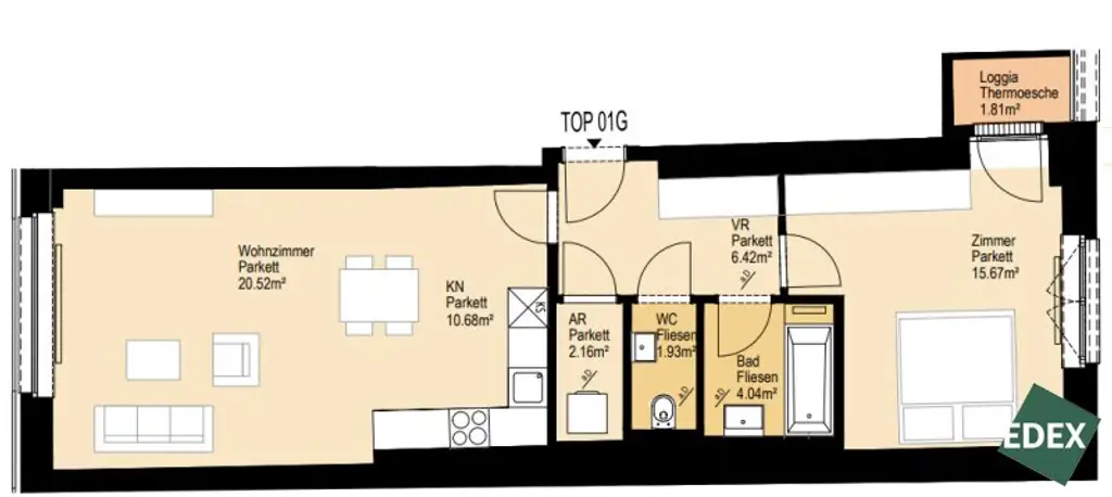 Erstbezug nach Sanierung: Schöne 2 Zimmer-Wohnung nahe Meidling Bahnhof