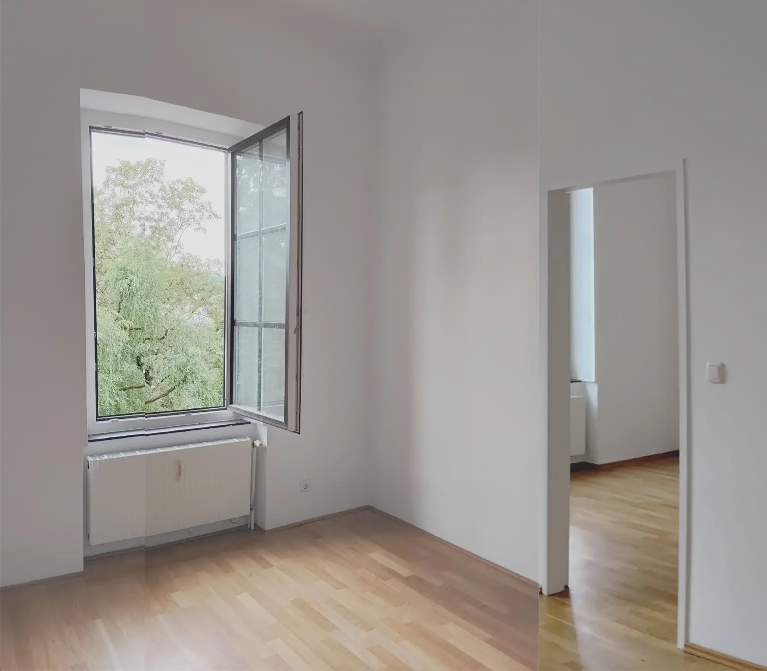 Wels: eine reizende 61 m² Wohnung mit Blick ins Grüne