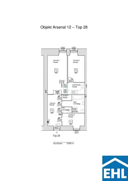 Charmante 2-Zimmer-Wohnung im beliebten Arsenal