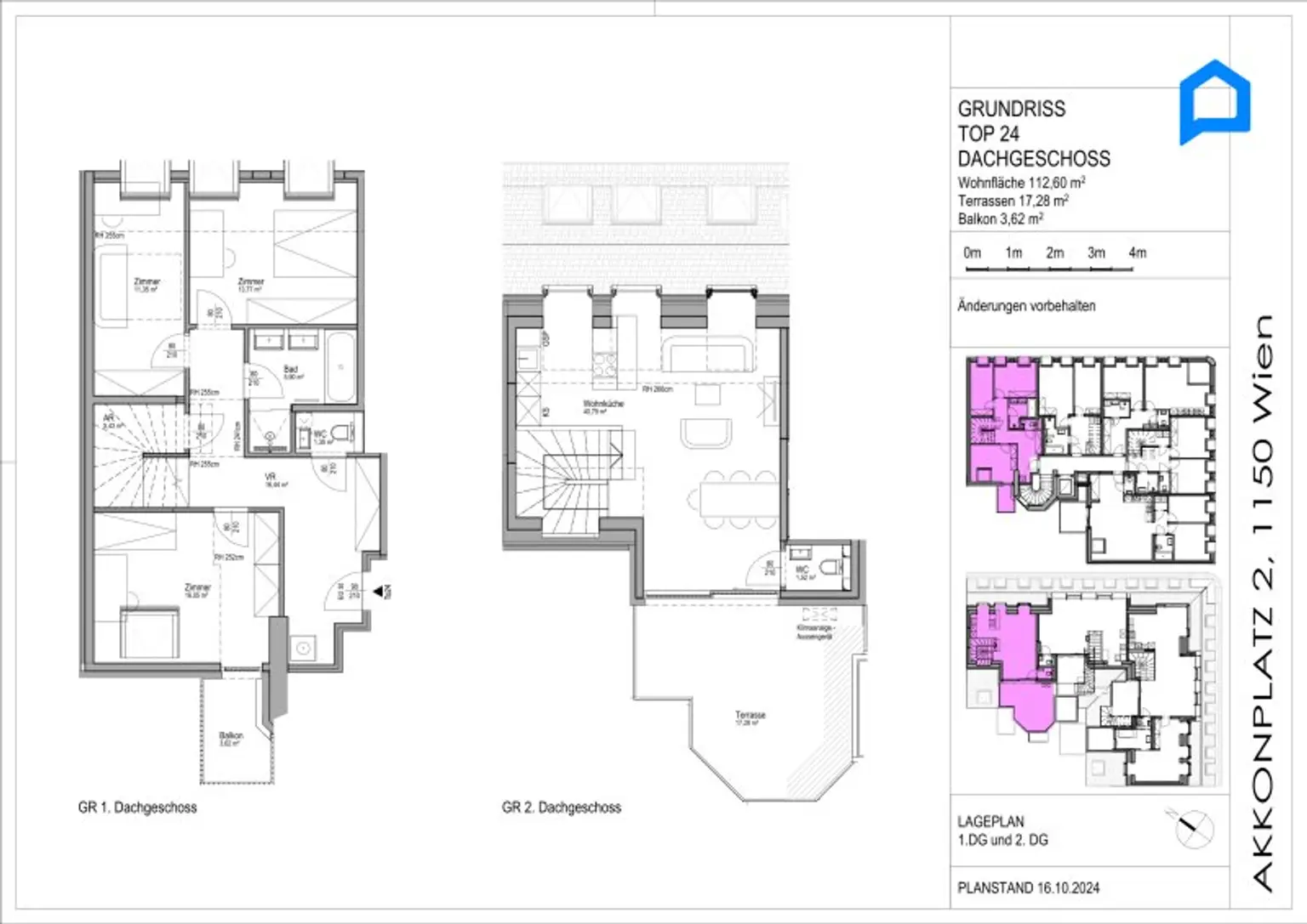 Schönbrunnblick-Gloriette, ERSTBEZUG, JETZT einziehen! Dachgeschoss NEU mit modernster Ausstattung148m² Wohnfläche, 4 Zimmer plus Nebenräume, auch Altbau Etagen-Wohnungen, teilweise Kurzzeitvermietung möglich !