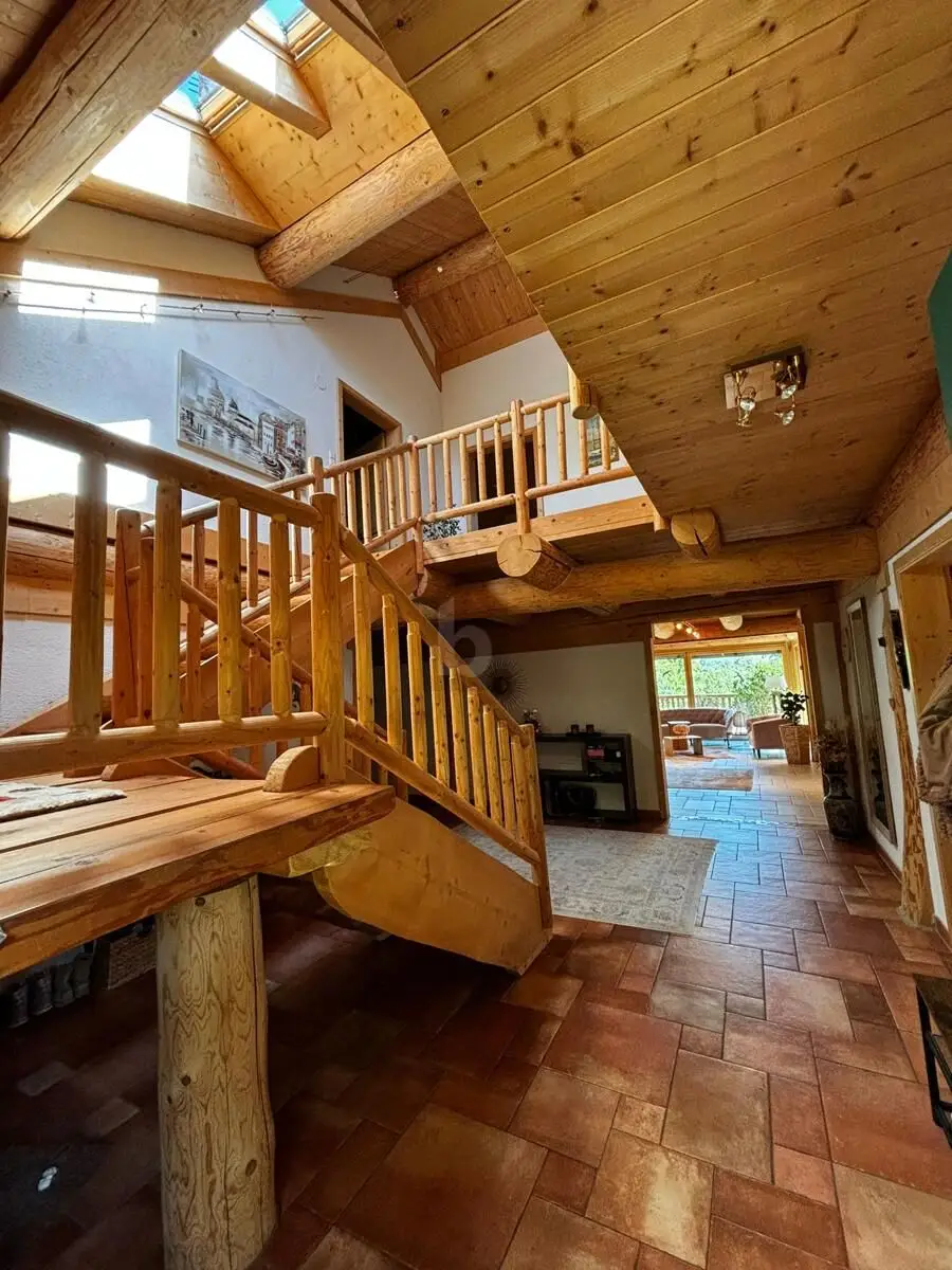 KANADAFEELING PUR - ROMANTISCHES NATURSTAMMBLOCKHAUS MIT NEUEM POOL!