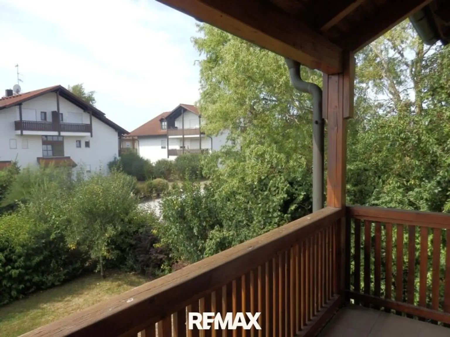 Blick vom Balkon