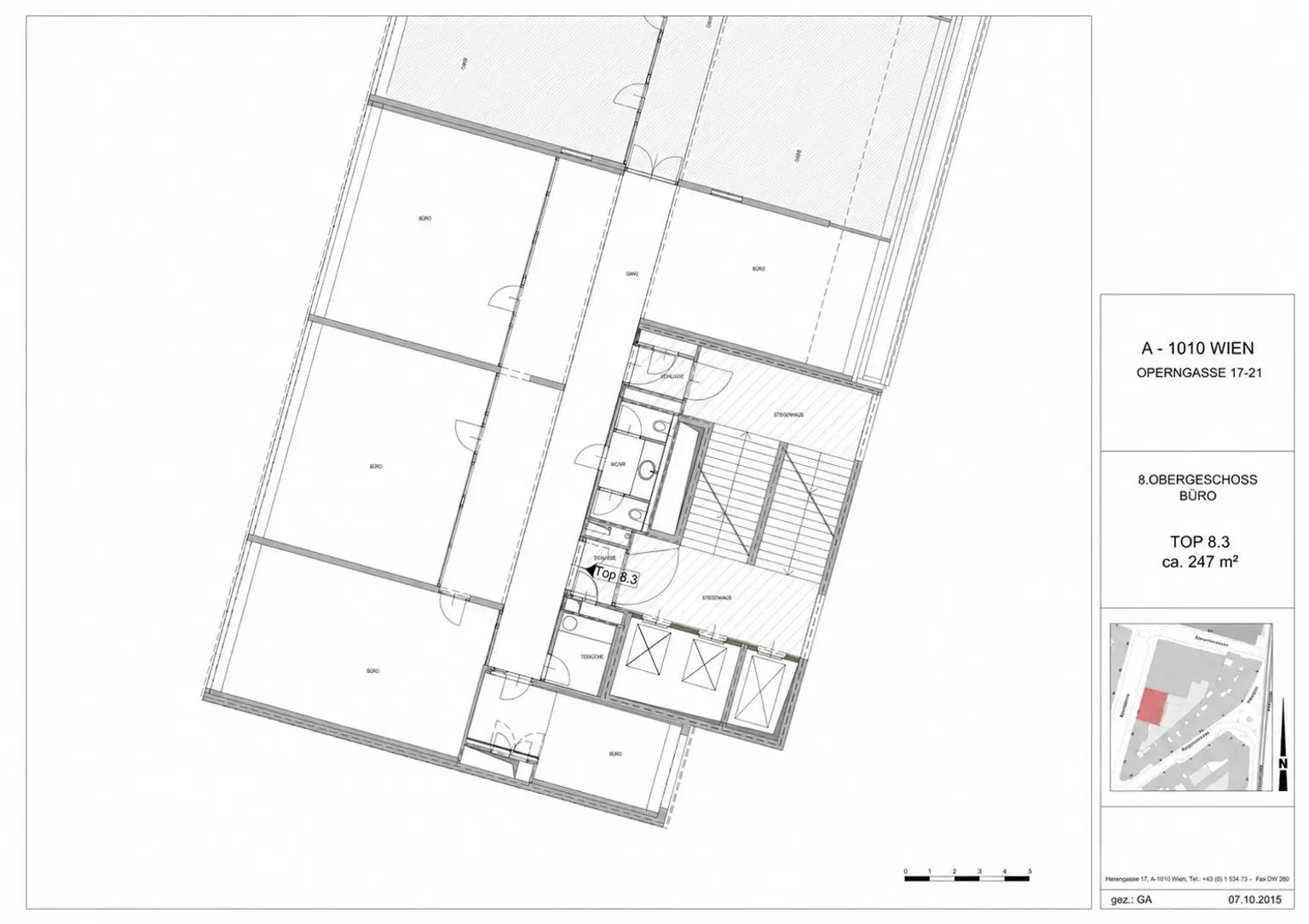 1040 Wien Operngasse 17-19 Plan 247m²