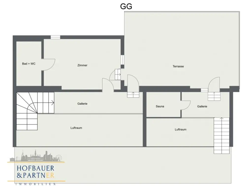 Exklusive Dachgeschoss-Maisonette mit Terrasse in bester Lage des 3. Bezirks