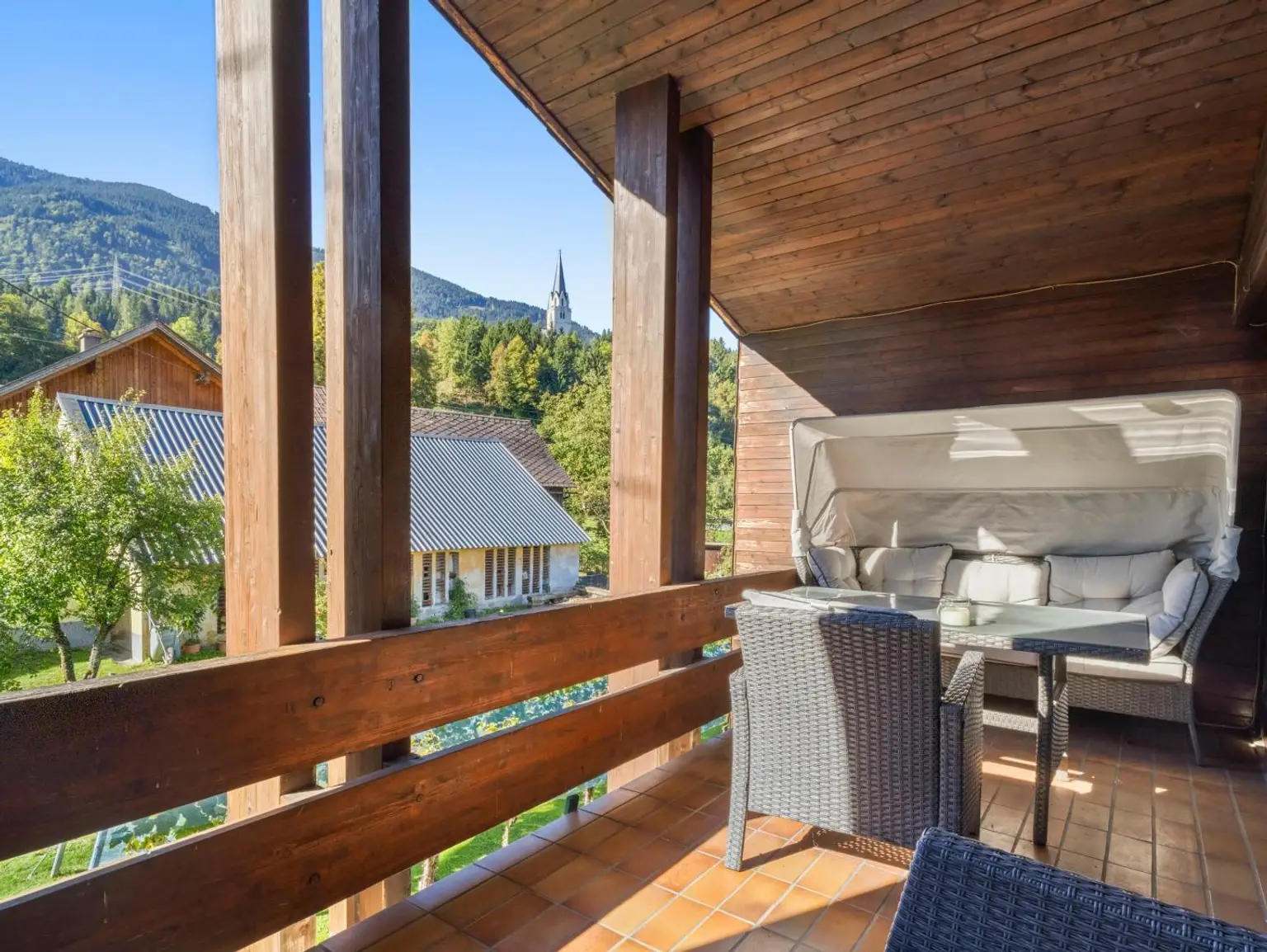 Gemütlicher Balkon
