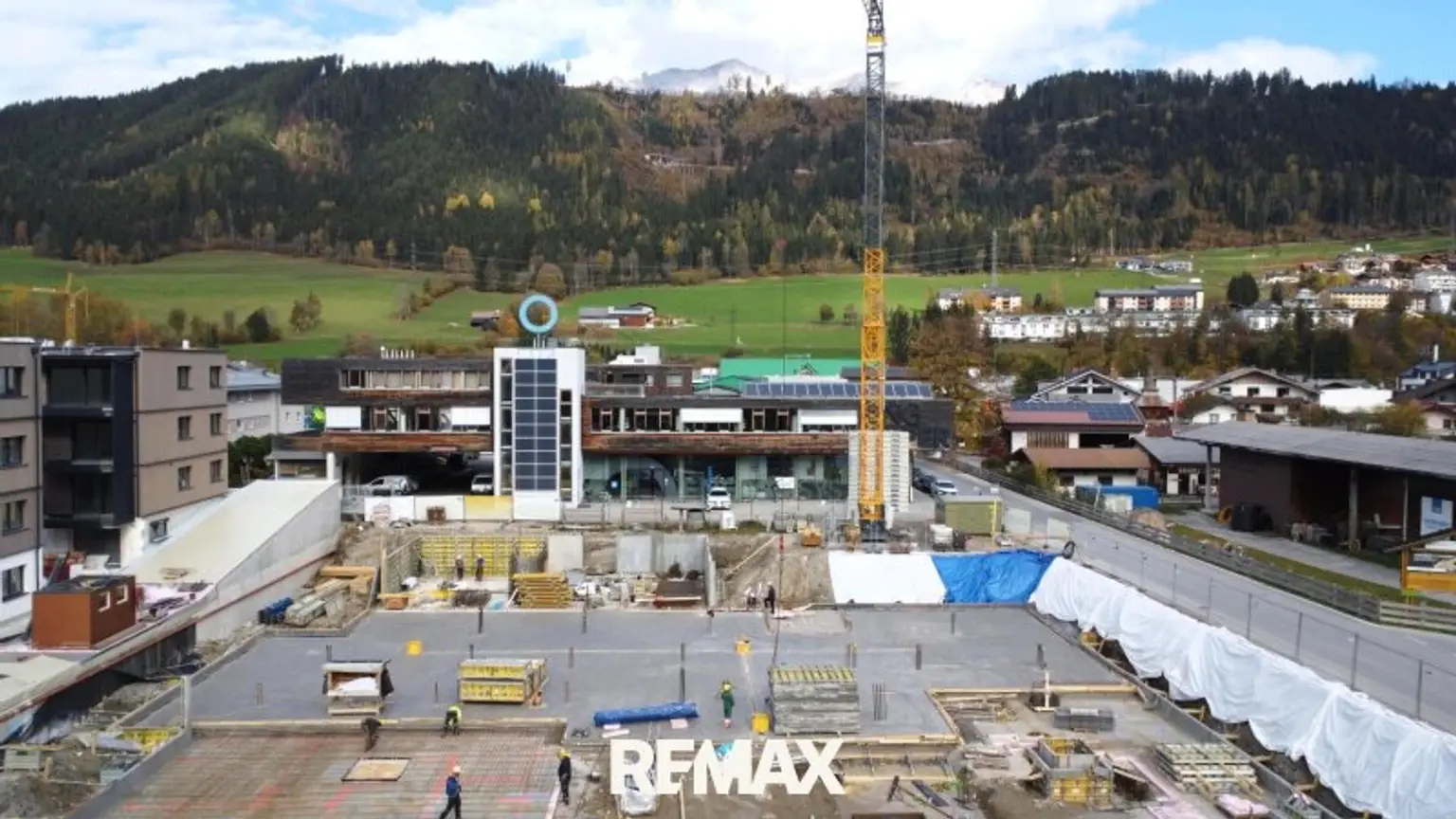 Baufortschritt 22.10.2024 Ansicht Süd