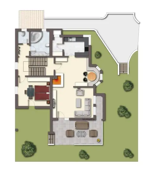 Grundriss Erdgeschoss