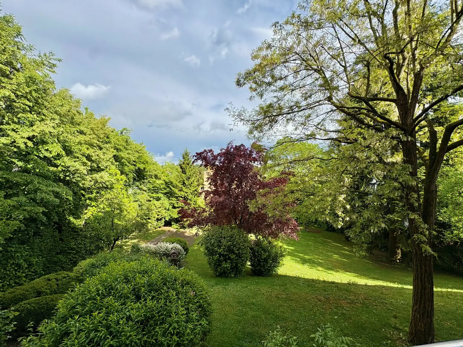 Ausblick in den Garten