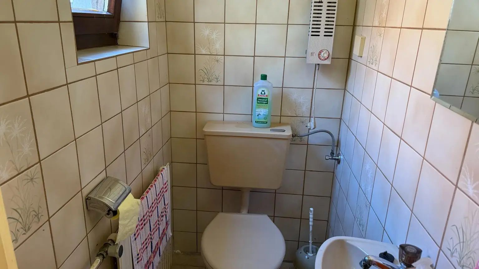 WC mit Fenster